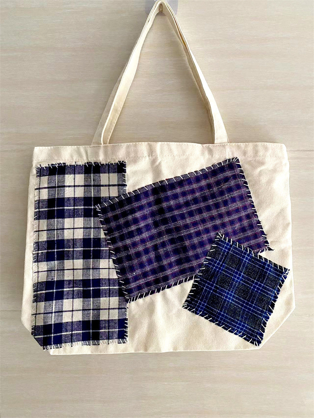 Custom Handmade Fabric Tote Bag with Spacious Design for Women