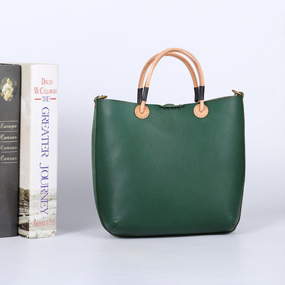 Handcrafted Genuine Leather Tote Woyaza