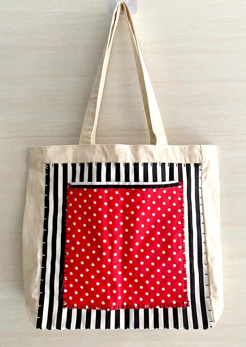 Creative Durable Canvas Tote Bag for Grocery Shopping