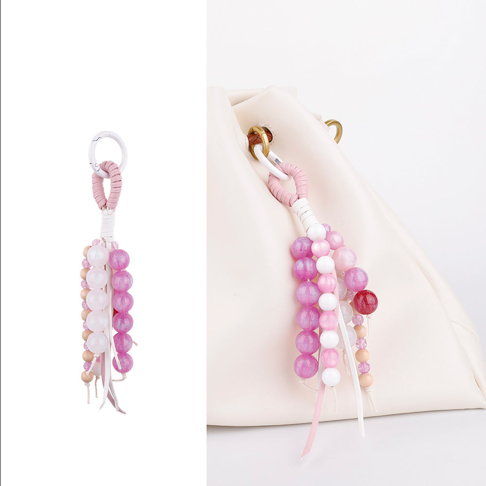 Fresh pink jade accessory for everyday backpacks