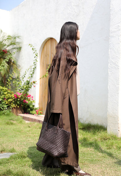 Luxurious Artisan-Crafted Leather Tote for Women woyaza