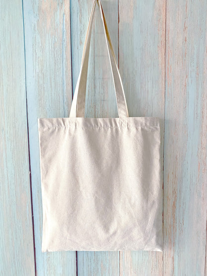trendy canvas bags with handwritten phrases for minimalist lifestyle