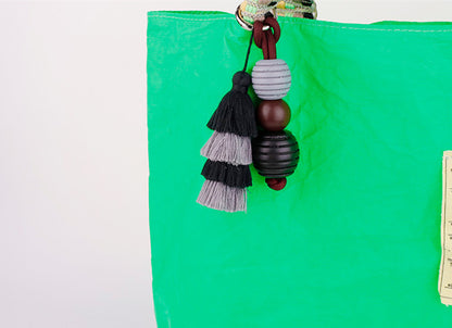 Beaded Fringe Bag Pendant