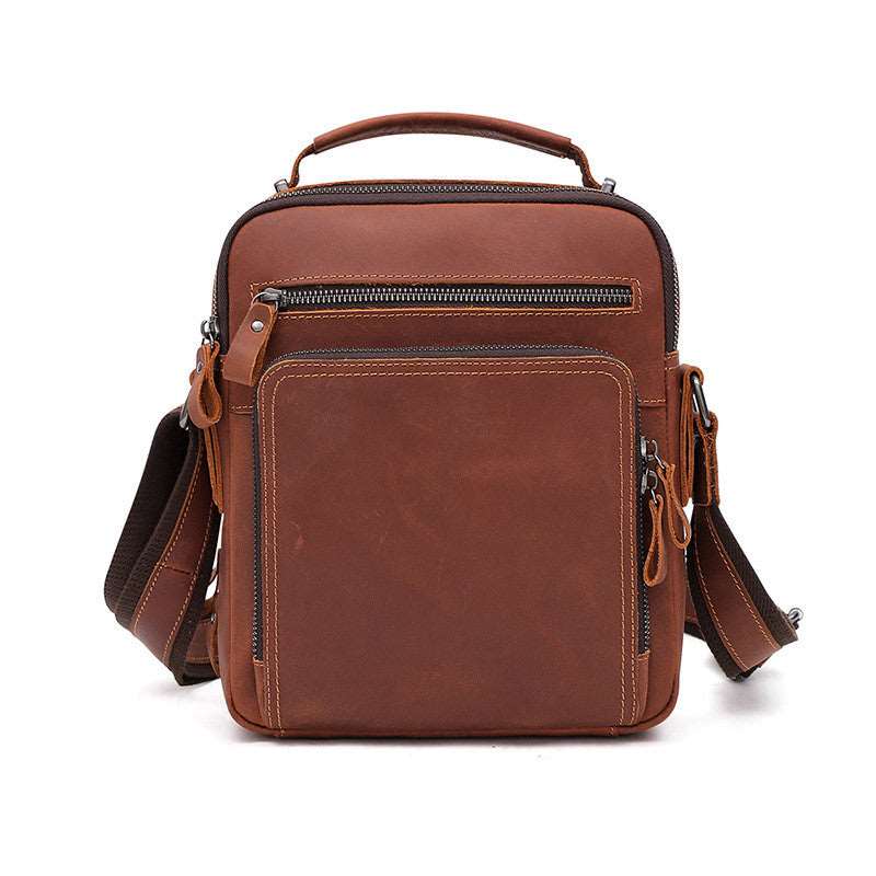 Genuine Leather Messenger Bag for Fashionable Men Woyaza