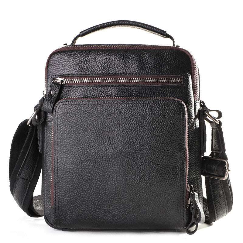 Traditional Leather Shoulder Bag for Men Woyaza