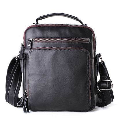 Classic Leather Messenger Bag for Distinguished Men Woyaza