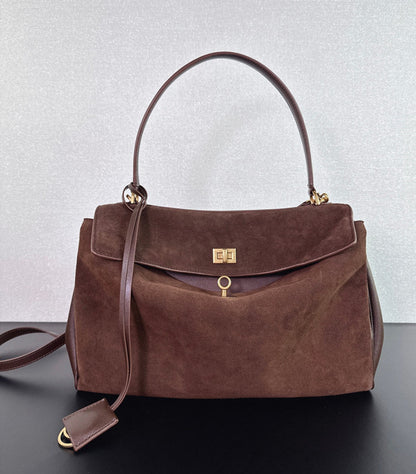 High-End Leather Shoulder Bag