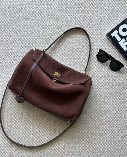 Soft Leather Casual Tote