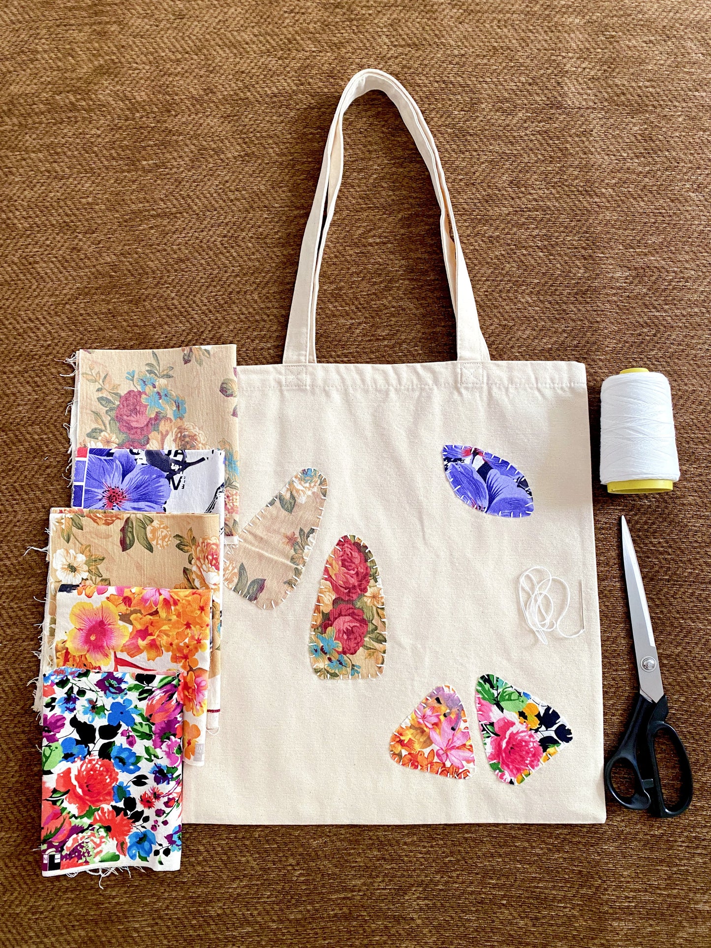 Lightweight large tote used for books, groceries, and personal items