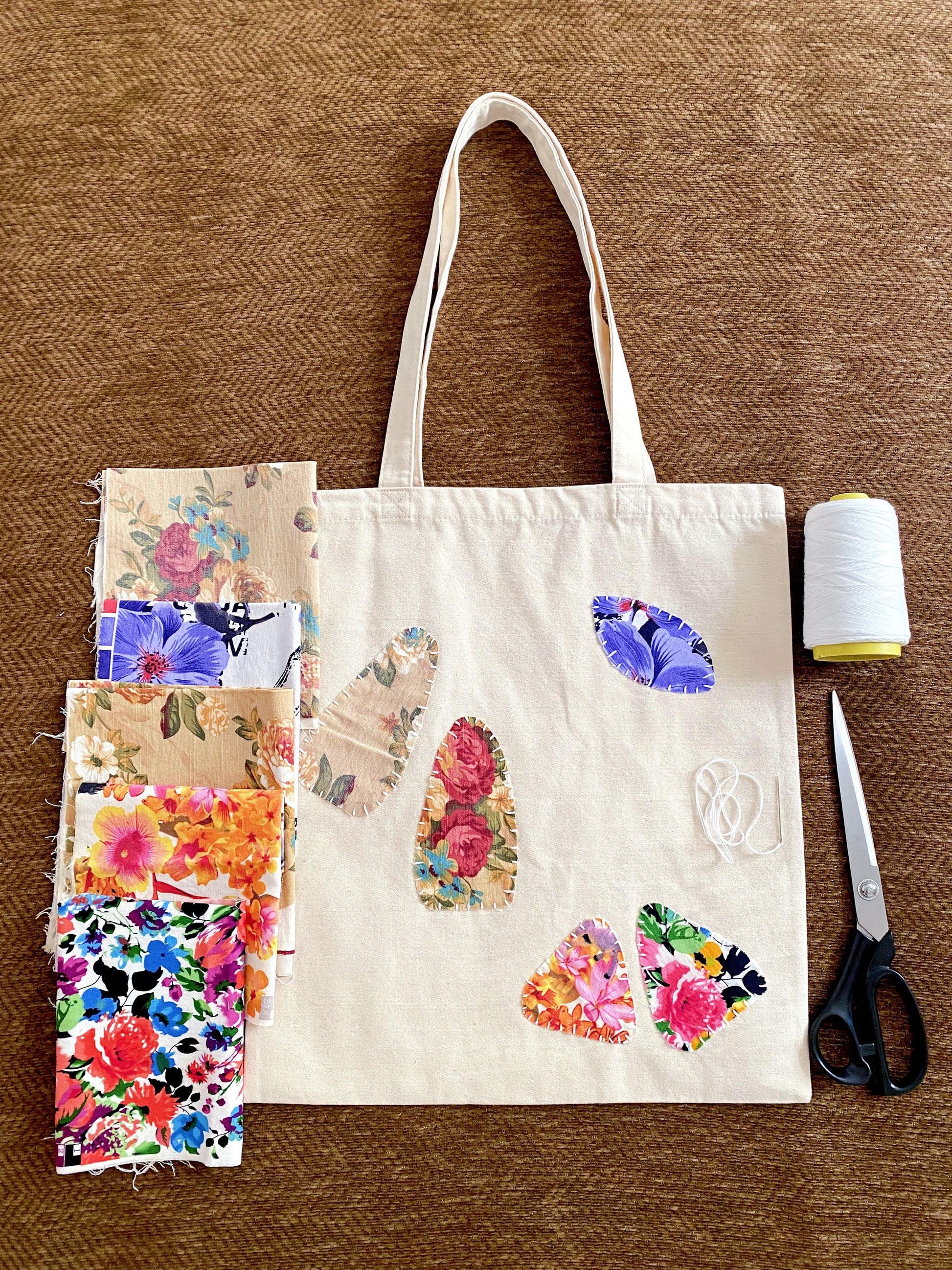 Lightweight large tote used for books, groceries, and personal items