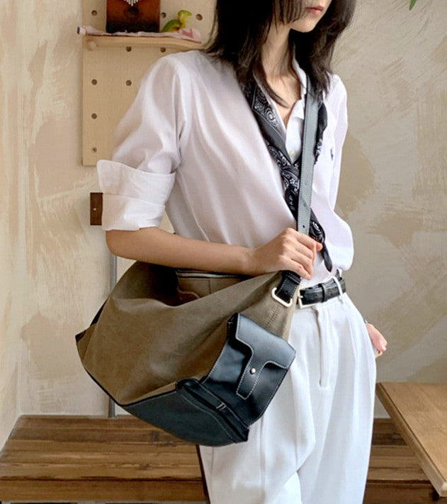 Roomy canvas bag for grocery runs and casual shopping