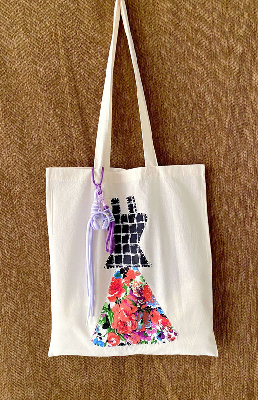 large capacity cotton tote bag for everyday use