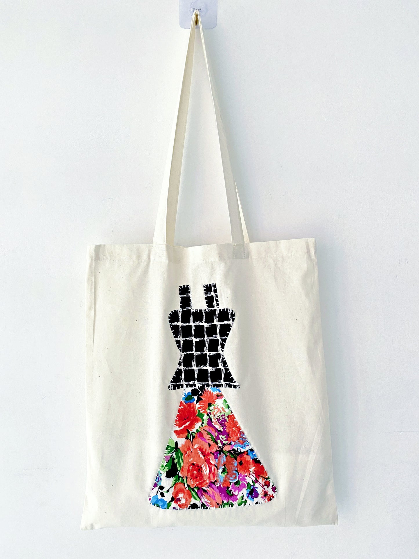 Artistic cotton tote for personality fashion trends.