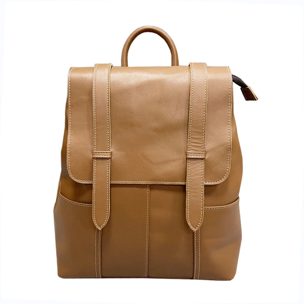 Stylish and Comfortable Leather Backpack for Women, Made of Premium Cowhide Leather