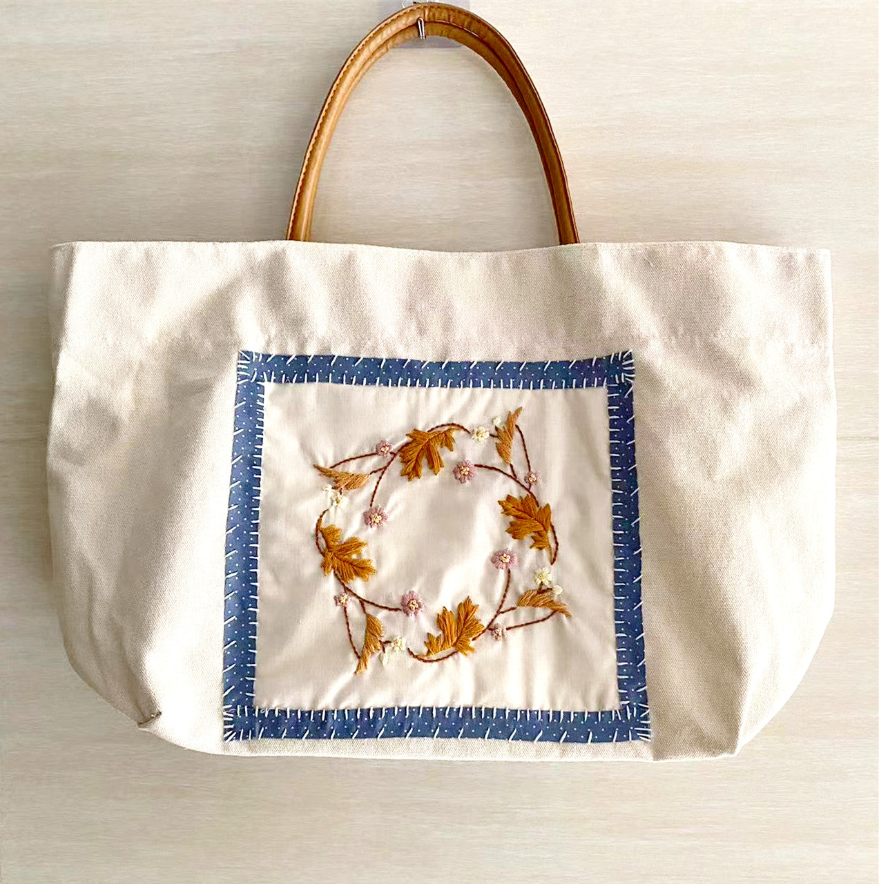 Unique Embroidery Design Canvas Bag for Daily Use, Shopping, and Travel