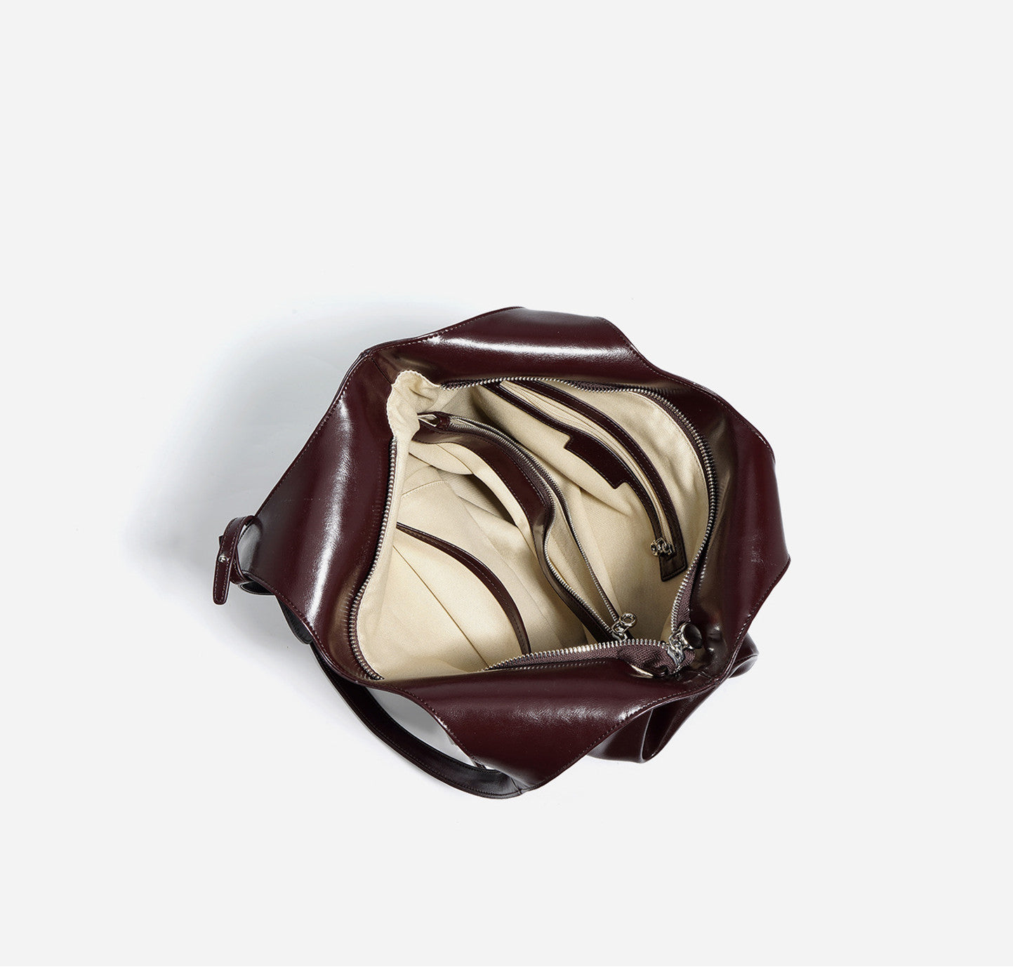 Premium Leather Bucket Bag for Women with Pear Shaped Silhouette