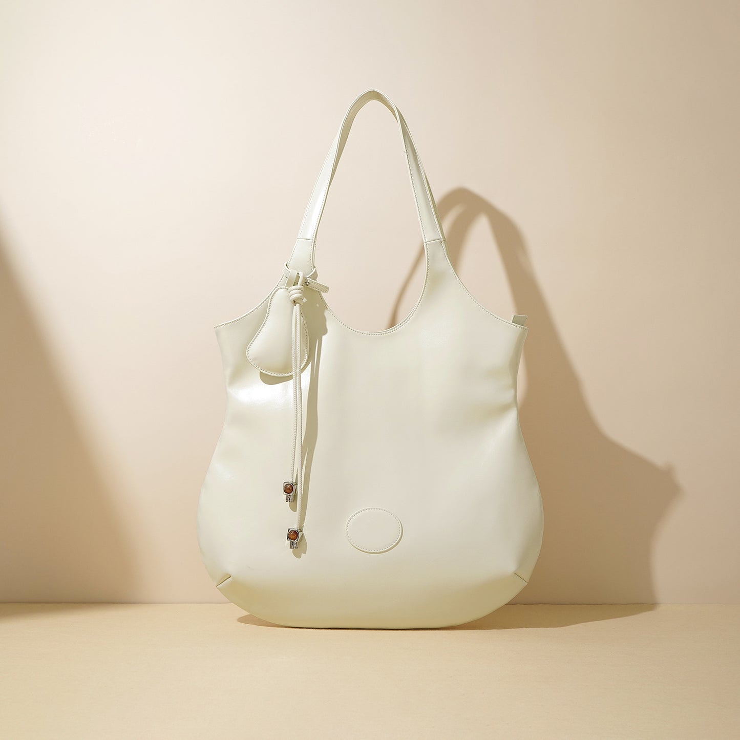 Designer Leather Bucket Bag