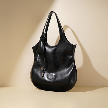 Large Capacity Leather Bag