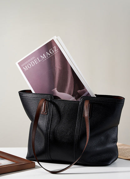 Sophisticated Leather Tote for Female Professionals