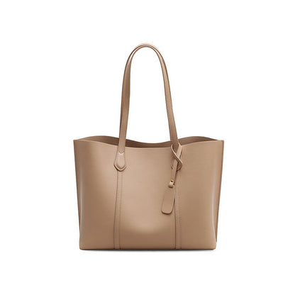 Stylish Soft Leather Women's Fashionable Work Tote Shopper Bag woyaza