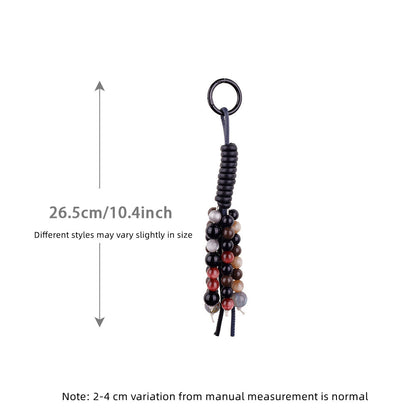 Romantic purple stone charm for personalized handbag styling