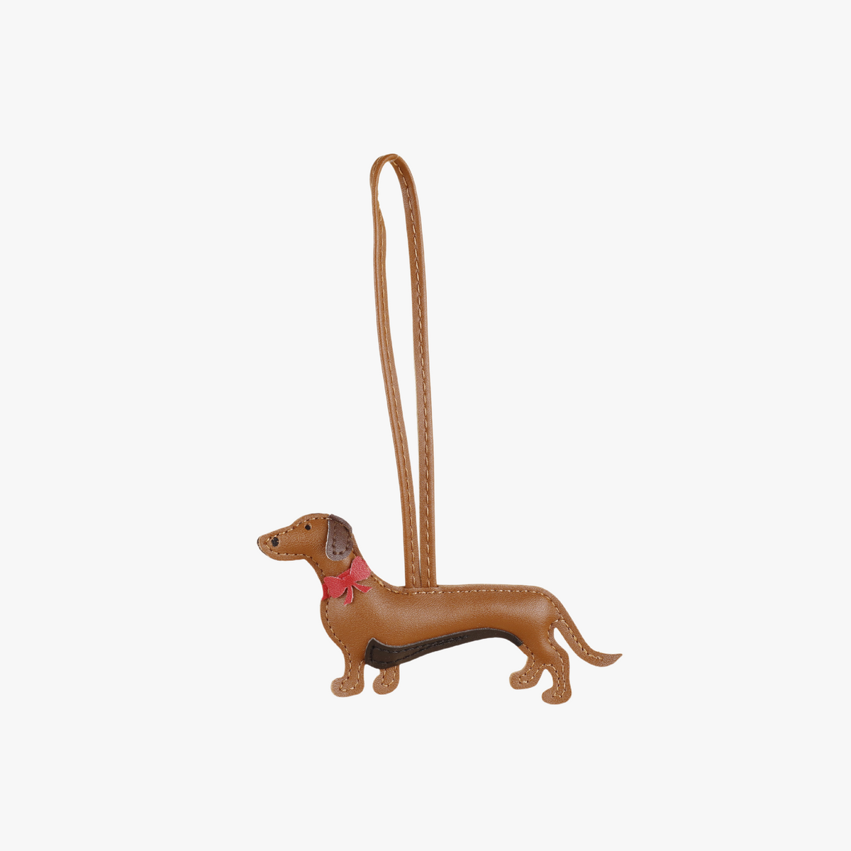 Handmade dachshund puppy accessory for a purse