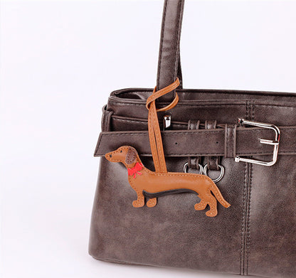 Small handmade puppy accessory for handbags