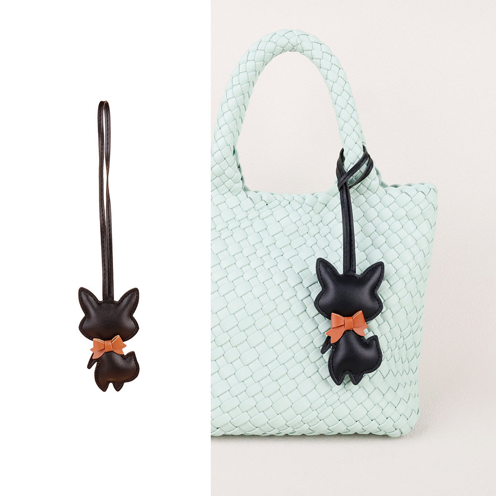 Decorative fox keychain suitable for bags and daily essentials
