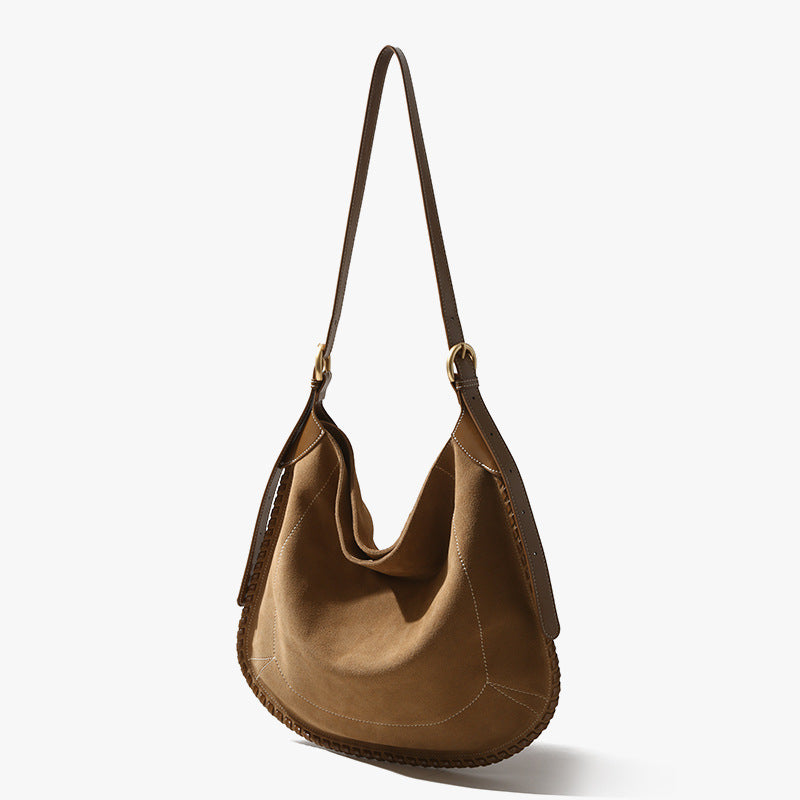 Classic Leather Saddle Shoulder Bag