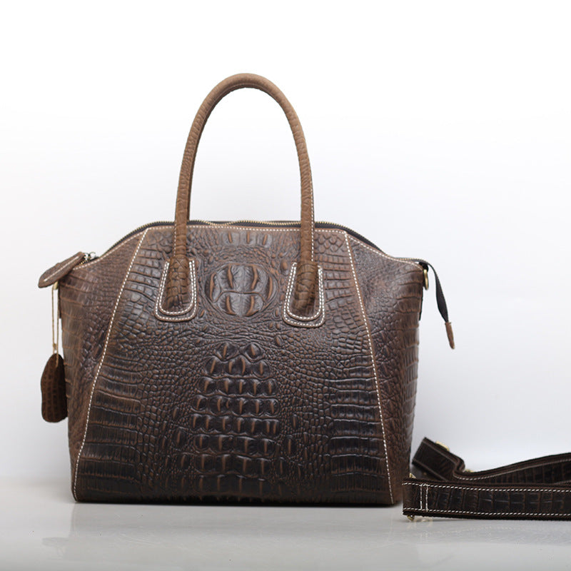 Timeless Elegance Genuine Women's Leather Business Bag woyaza