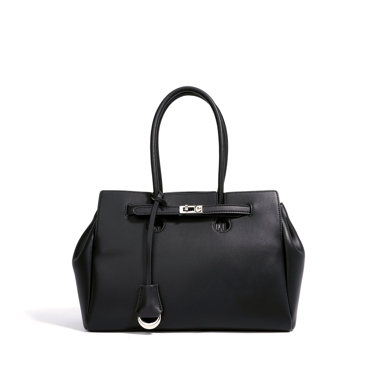 Minimalist Leather Tote for Working Women