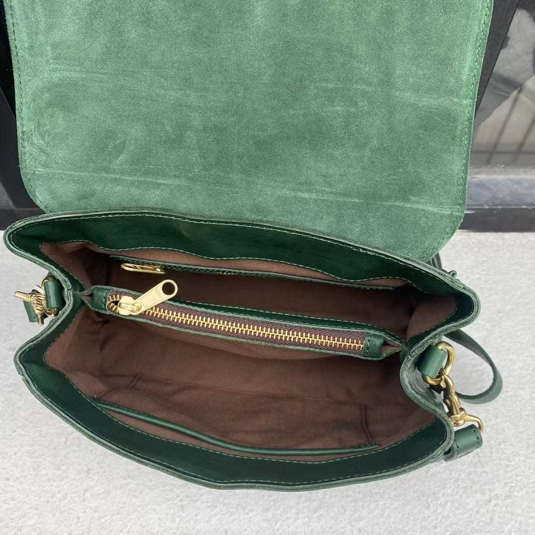 Elegant Leather Briefcase Handbag