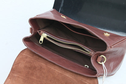 Trendy Ladies Retro Leather Shoulder Bag with Convertible Long Shoulder Strap for Work and Travel