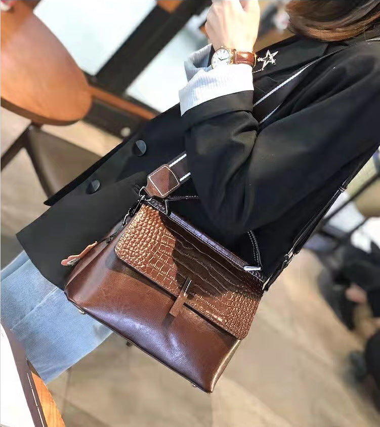 Luxury Women's Genuine Leather Business Briefcase Tote Shoulder Bag woyaza