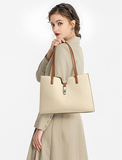 Fashion-forward Women's Work Tote with Roomy Interior and Stylish Design