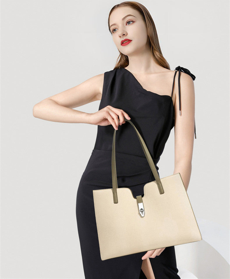 Modern and Practical Women's Tote Bag for Work with Laptop Compartment