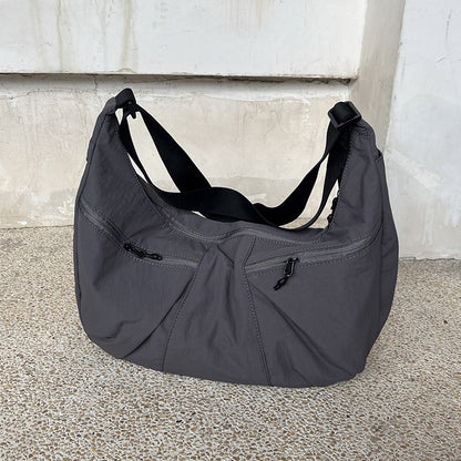 Soft crossbody bag for relaxed weekend activities