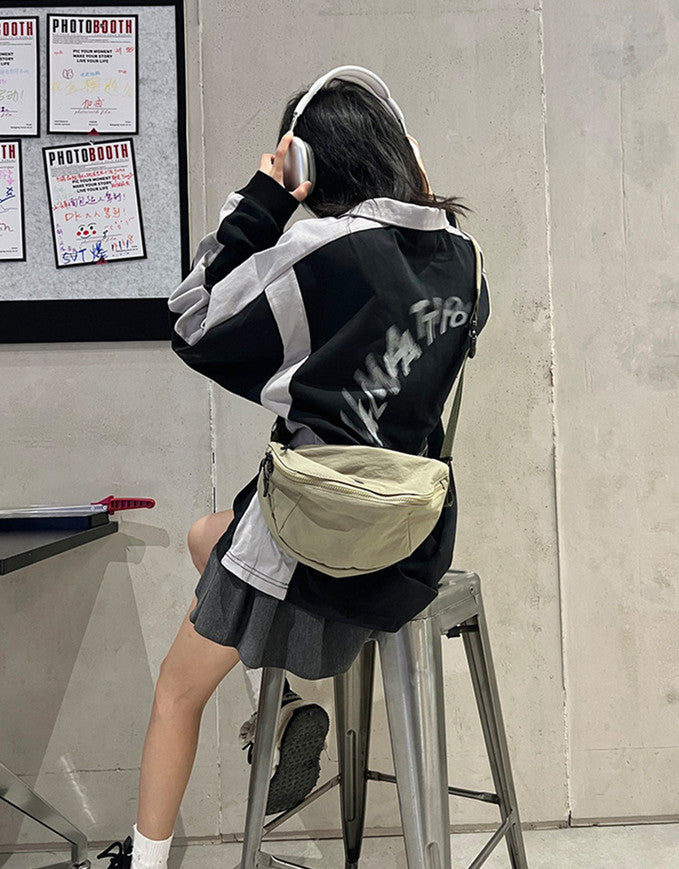 Small shoulder pack for travel essentials