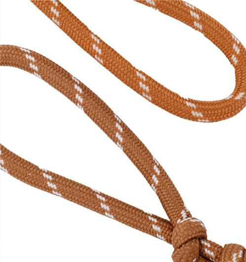 Handmade woven charm for adding color to a plain bag