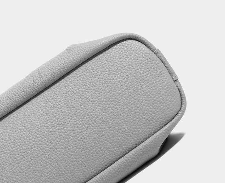 eco-conscious genuine leather tote design