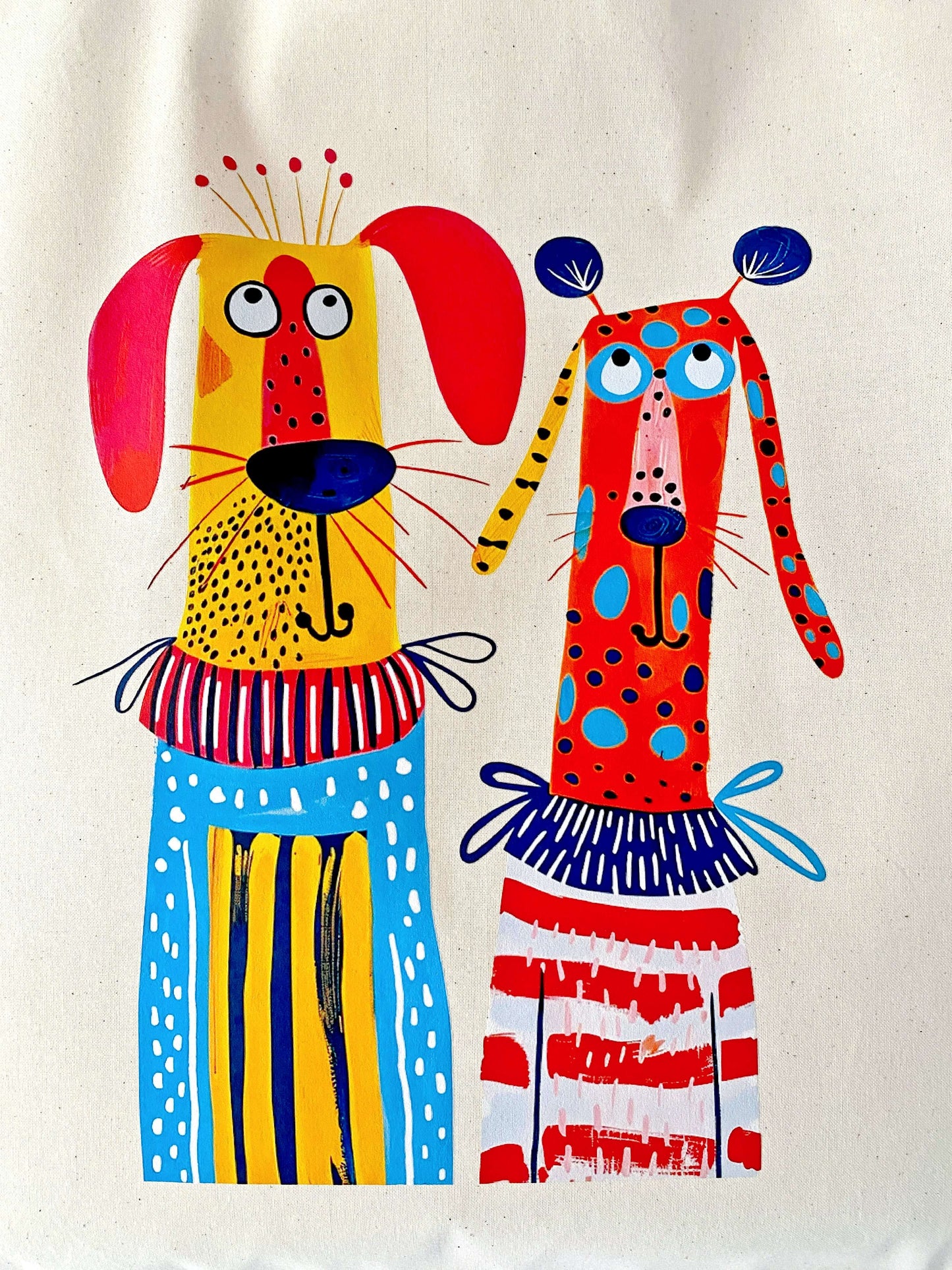 casual cotton tote for work, study, or travel essentials