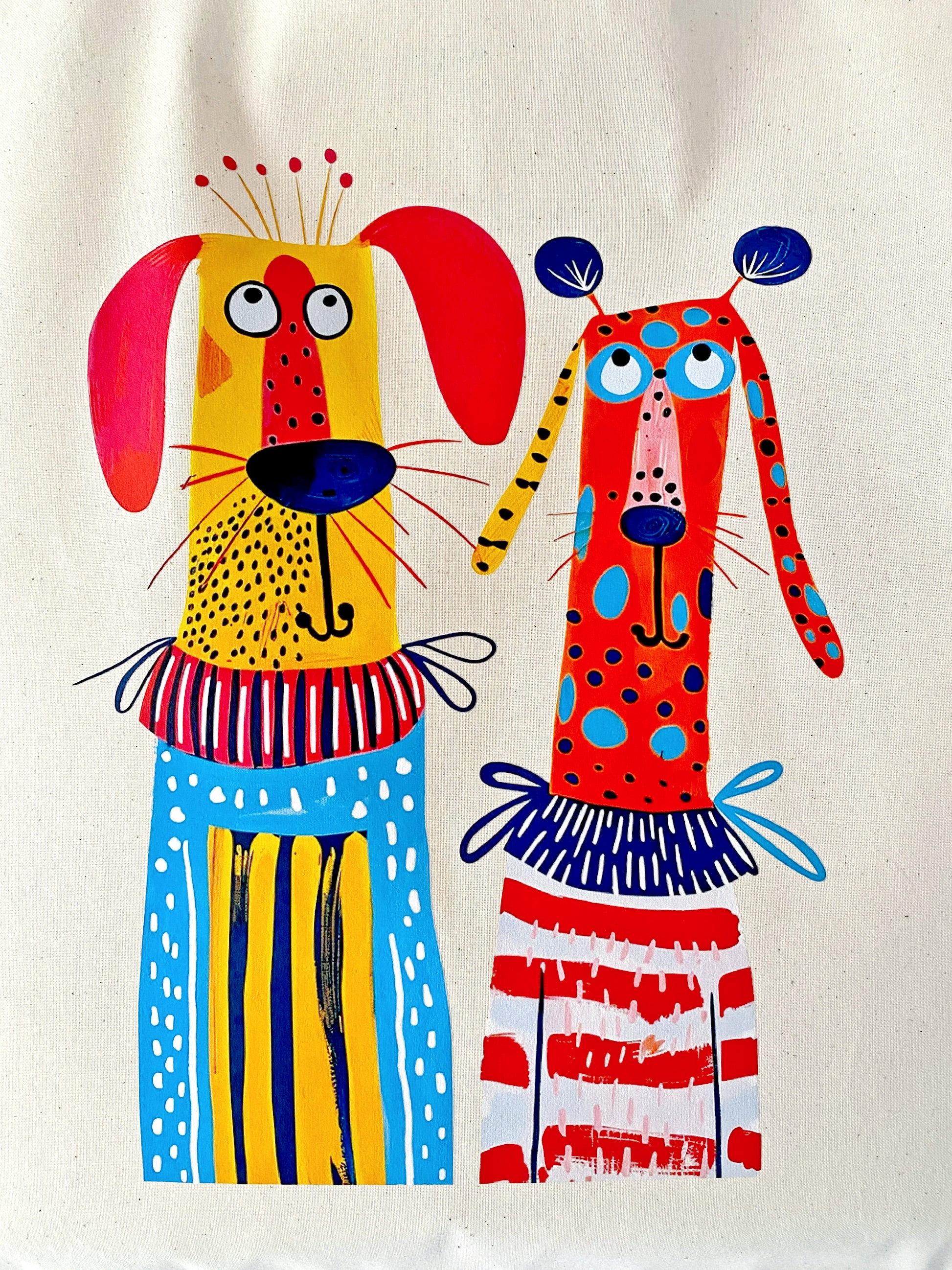 casual cotton tote for work, study, or travel essentials