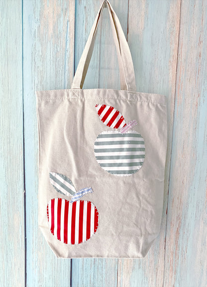 Canvas Carryall with Creative Patchwork