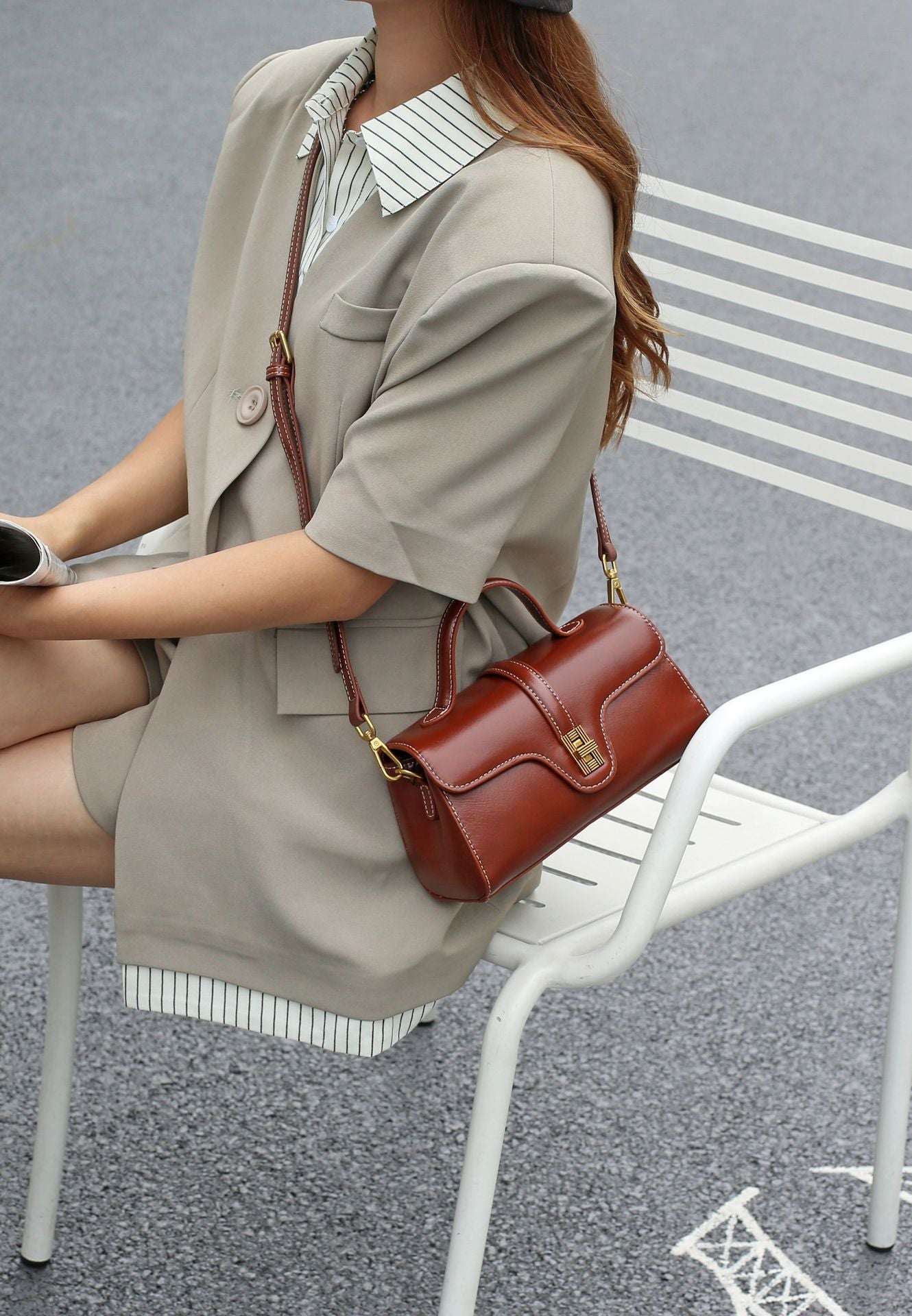 everyday handbag with adjustable strap