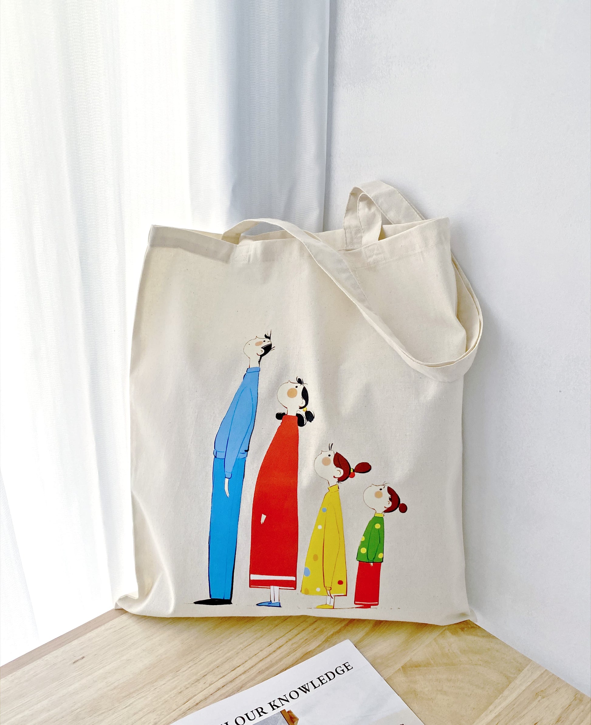 Simple eco tote bag for gifting on holidays or birthdays