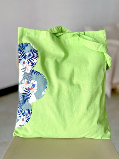 Handmade natural fiber shoulder bag for sustainable style