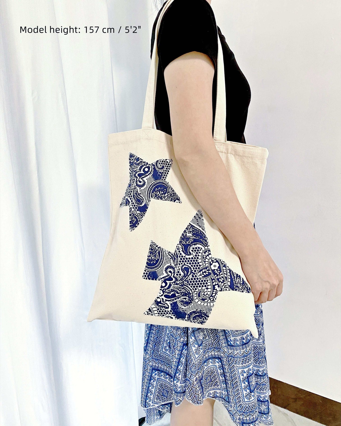 Sustainable shopping bag made from eco-friendly materials in a minimalist home.