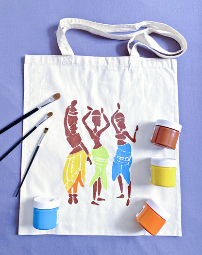 A durable canvas shopper filled with fresh farmers market produce, chosen by neighbors who value plastic-free sustainable living.