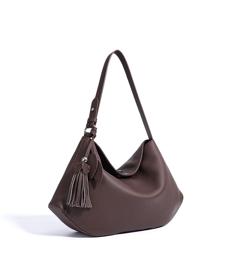 real leather women's tote bag