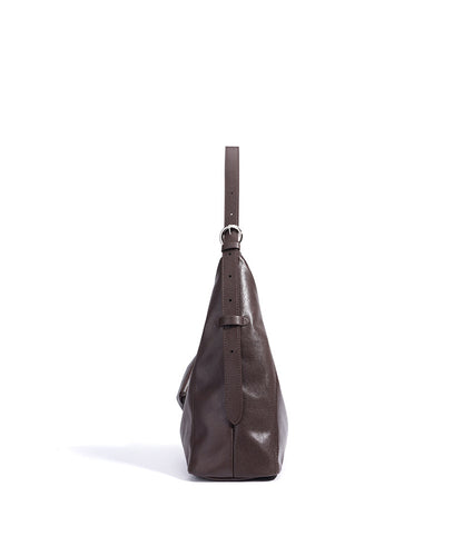 minimalist leather tote for women